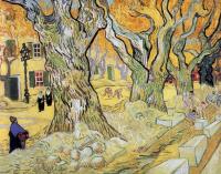 Gogh, Vincent van - Road Menders in a Lane with Massive Plane Trees